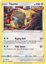 Tauros 115/198 - Chilling Reign Holofoil - Poke-Collect