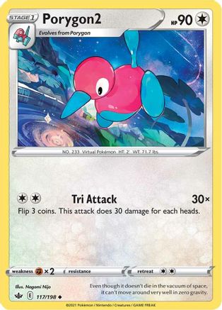 Porygon2 117/198 - SWSH06 Chilling Reign - Poke-Collect