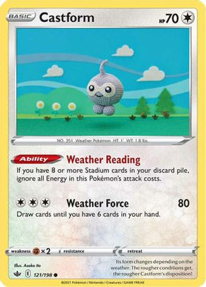 Castform 121/198 - SWSH06 Chilling Reign - Poke-Collect