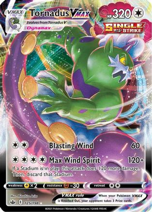 Tornadus VMAX 125/198 - Chilling Reign Holofoil - Poke-Collect