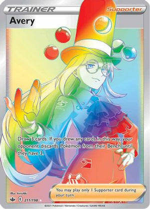 Avery (Secret) 211/198 - SWSH06 Chilling Reign Holofoil - Poke-Collect