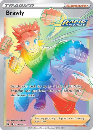 Brawly (Secret) 212/198 - SWSH06 Chilling Reign Holofoil - Poke-Collect