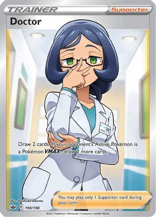 Doctor (Full Art) 190/198 - SWSH06 Chilling Reign Holofoil - Poke-Collect