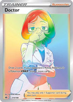 Doctor (Secret) 214/198 - SWSH06 Chilling Reign Holofoil - Poke-Collect