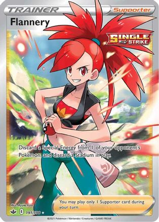 Flannery (Full Art) 191/198 - SWSH06 Chilling Reign Holofoil - Poke-Collect