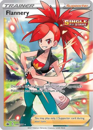 Flannery (Full Art) 191/198 - SWSH06 Chilling Reign Holofoil - Poke-Collect