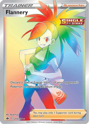 Flannery (Secret) 215/198 - SWSH06 Chilling Reign Holofoil - Poke-Collect