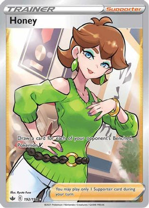 Honey (Full Art) 192/198 - SWSH06 Chilling Reign Holofoil - Poke-Collect