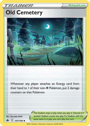 Old Cemetery 147/198 - SWSH06 Chilling Reign - Poke-Collect