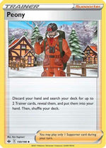 Peony 150/198 - SWSH06 Chilling Reign Reverse Holofoil - Poke-Collect