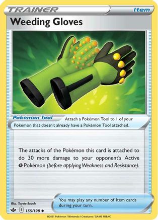 Weeding Gloves 155/198 - Chilling Reign Reverse Holofoil - Poke-Collect