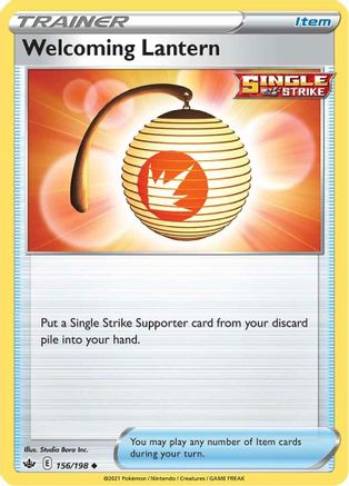 Welcoming Lantern 156/198 - Chilling Reign - Poke-Collect