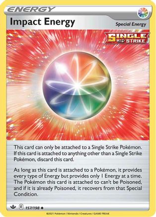 Impact Energy 157/198 - SWSH06 Chilling Reign - Poke-Collect