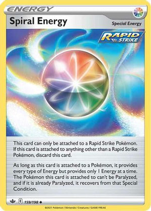 Spiral Energy 159/198 - Chilling Reign Reverse Holofoil - Poke-Collect