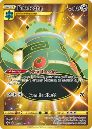 Bronzong (Secret) 223/198 - SWSH06 Chilling Reign Holofoil - Poke-Collect