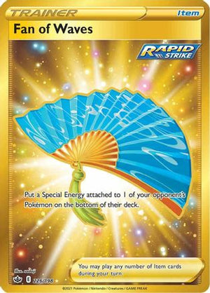 Fan of Waves (Secret) 226/198 - SWSH06 Chilling Reign Holofoil - Poke-Collect