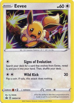 Eevee - SWSH118 SWSH118/307 - SWSH Sword & Shield Promo Cards Holofoil - Poke-Collect