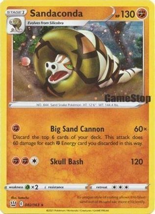 Sandaconda - 082/163 (Gamestop Exclusive) 82 - Miscellaneous Cards & Products Holofoil - Poke-Collect