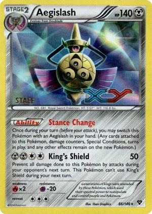 Aegislash - 86/146 (Prerelease) [Staff] 86 - XY Promos Holofoil - Poke-Collect