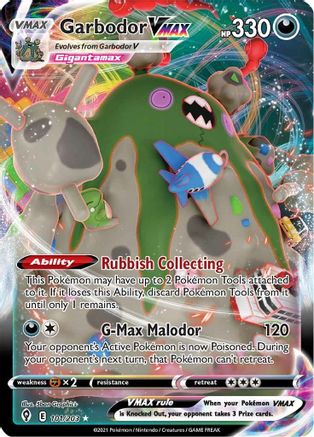 Garbodor VMAX 101/203 - SWSH07 Evolving Skies Holofoil - Poke-Collect