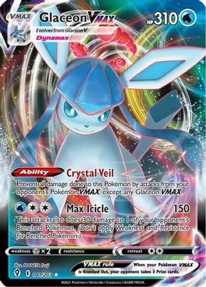 Glaceon VMAX 41/203 - SWSH07 Evolving Skies Holofoil - Poke-Collect