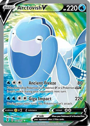 Arctovish V (Full Art) 176/203 - SWSH07 Evolving Skies Holofoil - Poke-Collect