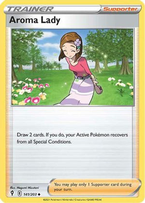 Aroma Lady 141/203 - SWSH07 Evolving Skies - Poke-Collect