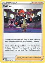 Raihan 152/203 - SWSH07 Evolving Skies Reverse Holofoil - Poke-Collect