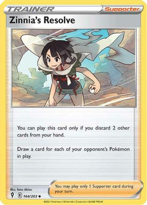 Zinnia's Resolve 164/203 - Evolving Skies - Poke-Collect