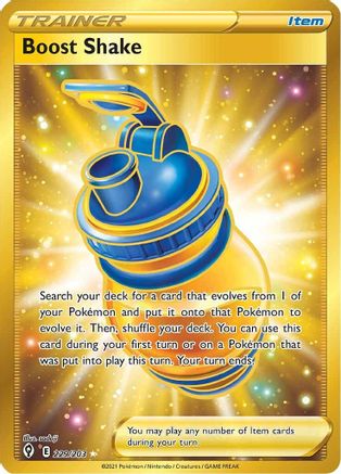 Boost Shake (Secret) 229/203 - SWSH07 Evolving Skies Holofoil - Poke-Collect
