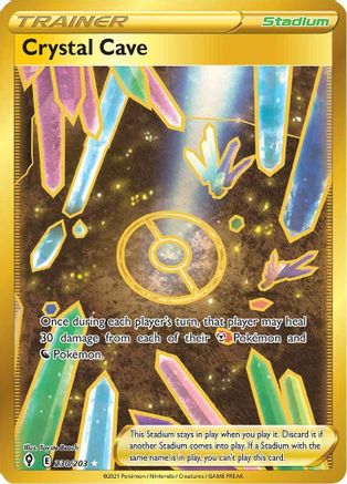 Crystal Cave (Secret) 230/203 - SWSH07 Evolving Skies Holofoil - Poke-Collect