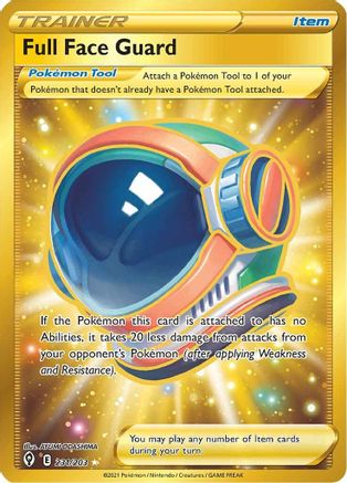 Full Face Guard (Secret) 231/203 - SWSH07 Evolving Skies Holofoil - Poke-Collect