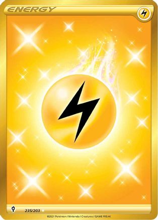 Lightning Energy (Secret) 235/203 - SWSH07 Evolving Skies Holofoil - Poke-Collect