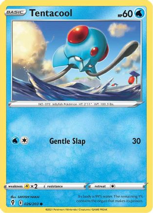Tentacool 26/203 - Evolving Skies - Poke-Collect