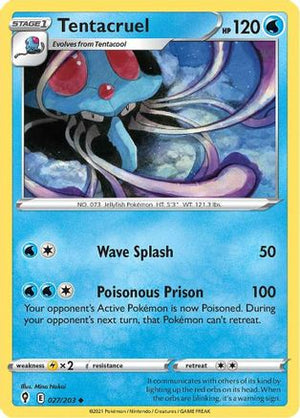 Tentacruel 27/203 - Evolving Skies Reverse Holofoil - Poke-Collect