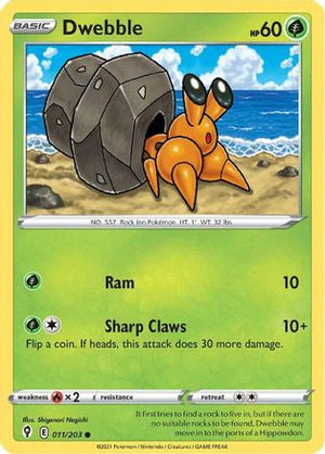 Dwebble 11/203 - SWSH07 Evolving Skies - Poke-Collect