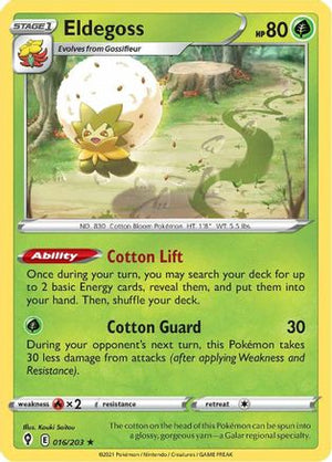 Eldegoss 16/203 - SWSH07 Evolving Skies Reverse Holofoil - Poke-Collect