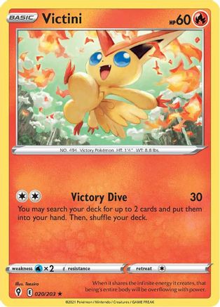 Victini 20/203 - Evolving Skies Holofoil - Poke-Collect