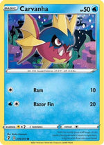 Carvanha 35/203 - SWSH07 Evolving Skies - Poke-Collect