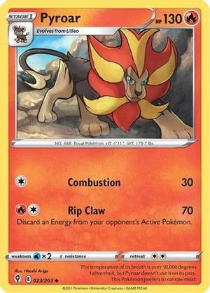 Pyroar 23/203 - SWSH07 Evolving Skies - Poke-Collect