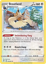 Stoutland 135/203 - Evolving Skies Reverse Holofoil - Poke-Collect