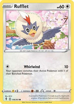 Rufflet 136/203 - SWSH07 Evolving Skies Reverse Holofoil - Poke-Collect