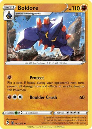 Boldore 87/203 - SWSH07 Evolving Skies - Poke-Collect
