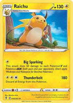 Raichu 50/203 - SWSH07 Evolving Skies Holofoil - Poke-Collect