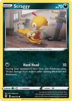 Scraggy 98/203 - SWSH07 Evolving Skies Reverse Holofoil - Poke-Collect