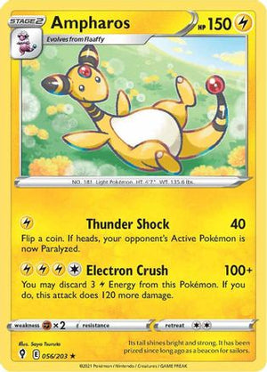 Ampharos 56/203 - SWSH07 Evolving Skies - Poke-Collect