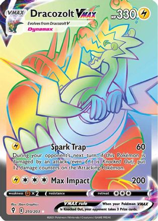 Dracozolt VMAX (Secret) 210/203 - SWSH07 Evolving Skies Holofoil - Poke-Collect