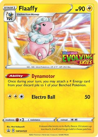 Flaaffy - SWSH122 (Prerelease) SWSH122/307 - SWSH Sword & Shield Promo Cards Holofoil - Poke-Collect