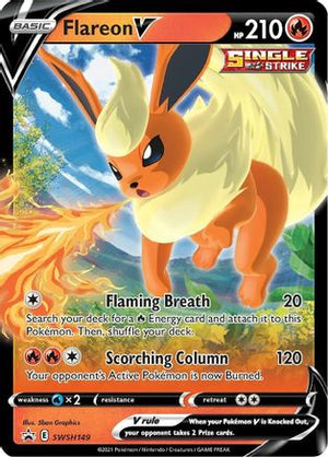 Flareon V - SWSH149 SWSH149/307 - SWSH Sword & Shield Promo Cards Holofoil - Poke-Collect