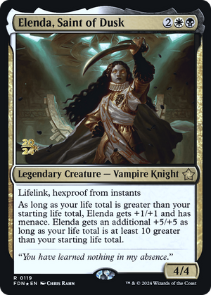 Elenda, Saint of Dusk (PRE-119) - Foundations Promos Foil - Poke-Collect